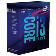 BX80684I38350K Процесор Intel Core i3-8350K Coffee Lake (4000MHz, LGA1151 v2, L3 8192Kb)