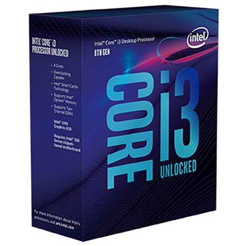 BX80684I38350K Процессор Intel Core i3-8350K Coffee Lake (4000MHz, LGA1151 v2, L3 8192Kb)