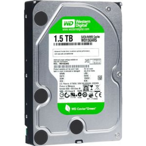 WD15EARS Жорсткий диск Western Digital Caviar Green 1.5TB, 64MB Cache, SATA 3Gb/s, 3.5"