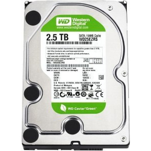 WD25EZRX Жорсткий диск Western Digital Caviar Green 2.5TB, SATA 6Gb/s, 3.5"