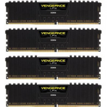 Оперативна пам'ять Corsair Vengeance LPX 16GB (4x4GB) DDR4 2400MHz C16 Kit - Black (CMK16GX4M4A2400C16)