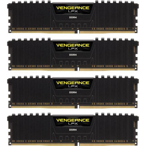 Оперативна пам'ять Corsair Vengeance LPX, DDR4, 32 GB, 2933MHz, CL16 (CMK32GX4M4Z2933C16)