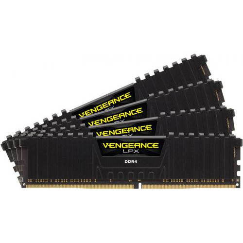 Оперативна пам'ять Corsair Vengeance LPX DDR4 64GB KIT 4x16GB 2133MHz CL13 (CMK64GX4M4A2133C3)