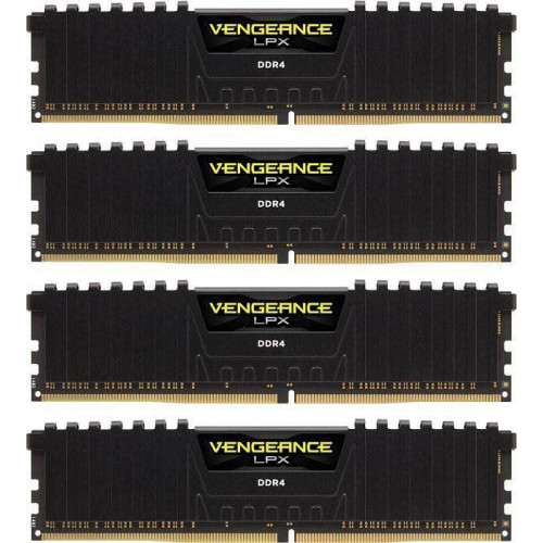 Оперативна пам'ять Corsair Vengeance LPX, DDR4, 64 GB, 3200MHz, CL16 (CMK64GX4M4E3200C16)