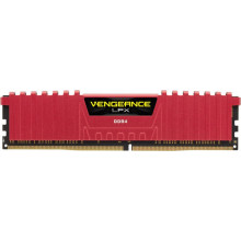 Оперативна пам'ять Corsair Vengeance LPX 8GB DDR4-2400MHz CL14 Red (CMK8GX4M1A2400C14R)