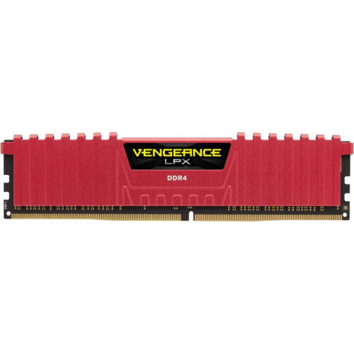 Оперативна пам'ять Corsair Vengeance LPX 8GB DDR4-2400MHz CL14 Red (CMK8GX4M1A2400C14R)