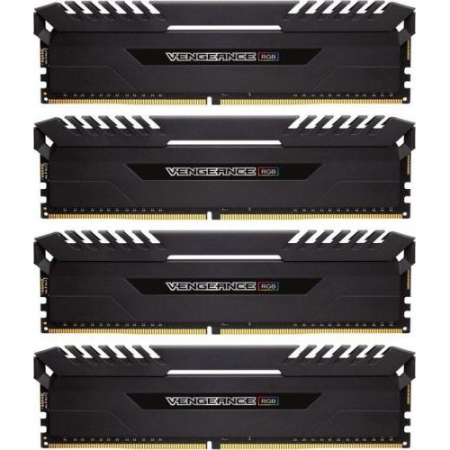 Оперативна пам'ять Corsair Vengeance LED RGB DDR4 64GB KIT 4x16GB 3466MHz CL16 (CMR64GX4M4C3466C16)