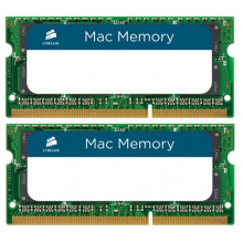 Оперативна пам'ять Corsair Mac SO-DIMM 16GB Kit (2x 8GB) DDR3-1333MHz CL9 (CMSA16GX3M2A1333C9)