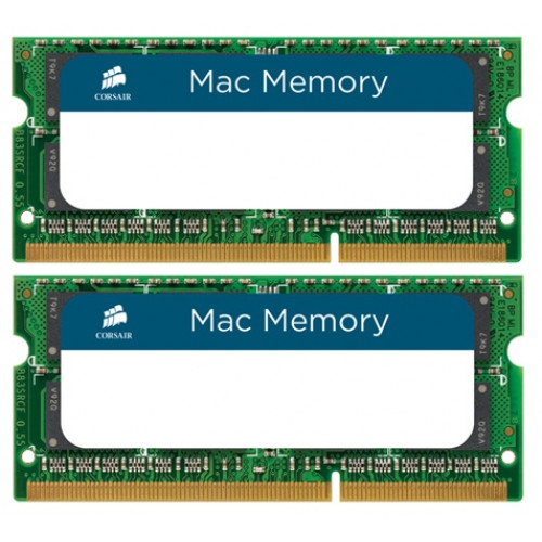 Оперативна пам'ять Corsair Mac SO-DIMM 8GB Kit (2x 4GB) DDR3-1066MHz C7 (CMSA8GX3M2A1066C7)
