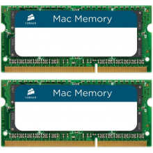 Оперативна пам'ять Corsair Mac SO-DIMM 16GB Kit (2x 8GB) DDR3L 1866MHz CL11 (CMSA16GX3M2C1866C11)