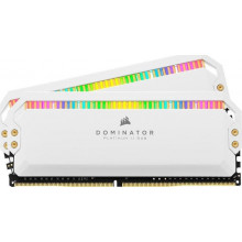 Оперативна пам'ять Corsair Dominator Platinum RGB, DDR4, 16 GB, 3600MHz, CL18 (CMT16GX4M2C3600C18W)