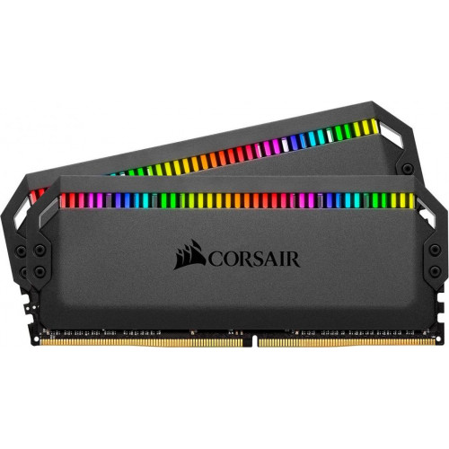 Оперативна пам'ять Corsair Dominator Platinum RGB, DDR4, 16 GB, 3200MHz, CL16 (CMT16GX4M2E3200C16)