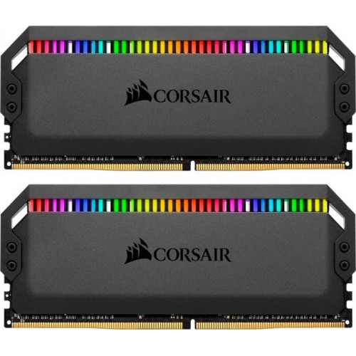 Оперативна пам'ять Corsair Dominator Platinum RGB DIMM Kit 16GB (2x 8GB) DDR4-3200MHz CL16-18-18-36 (CMT16GX4M2Z3200C16)