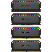 Оперативна пам'ять Corsair Dominator Platinum RGB DIMM Kit 32GB (4x 8GB) DDR4-3466MHz CL16-18-18-36 (CMT32GX4M4C3466C16)