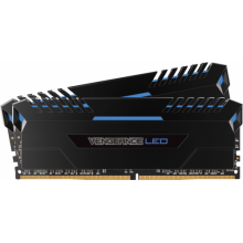 Оперативна пам'ять Corsair Vengeance LED DDR4 16GB (2x 8GB) 3000MHz blue (CMU16GX4M2C3000C16B) 