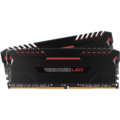 Оперативна пам'ять Corsair Vengeance LED DDR4 32GB (2x 16GB) 3000MHz CL16 red (CMU32GX4M2D3000C16R)