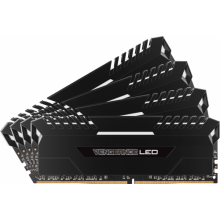 Оперативна пам'ять Corsair Vengeance LED DDR4, 32GB (4x 8GB) 3000MHz, CL16, White (CMU32GX4M4C3000C16)