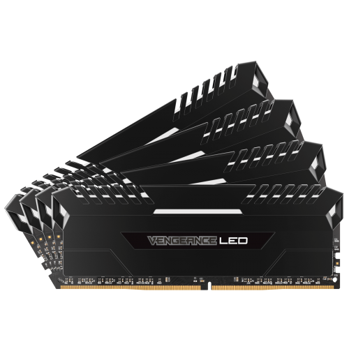 Оперативна пам'ять Corsair Vengeance LED DDR4 64GB (4x 16GB) 3000MHz, CL15, White (CMU64GX4MAC3000C15)