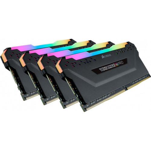 Оперативна пам'ять Corsair Vengeance RGB PRO, DDR4, 128 GB, 3000MHz, CL16 (CMW128GX4M4D3000C16)