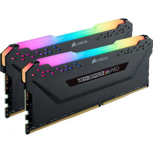 Оперативна пам'ять Corsair Vengeance RGB PRO DDR4 32 GB 2666MHz CL16 (CMW32GX4M2A2666C16)