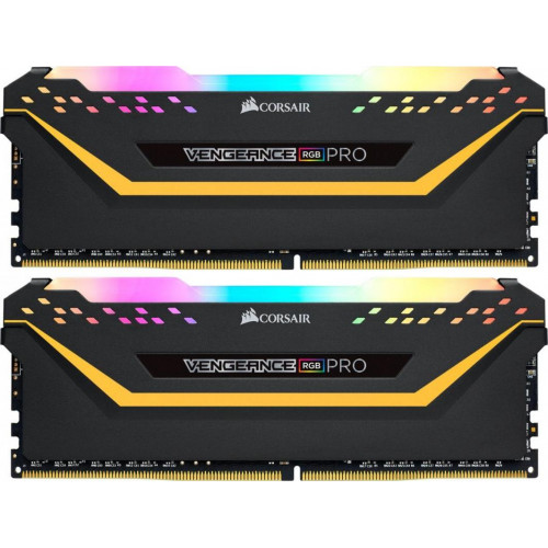 Оперативна пам'ять Corsair Vengeance RGB PRO TUF Gaming Edition, DDR4, 32 GB, 3200MHz, CL16 (CMW32GX4M2E3200C16-TUF)