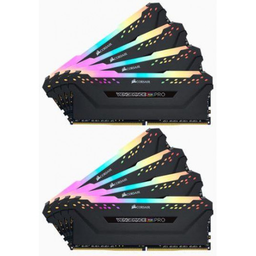 Оперативна пам'ять Corsair Vengeance RGB PRO DDR4 64 GB 3600MHz CL18 (CMW64GX4M8X3600C18)