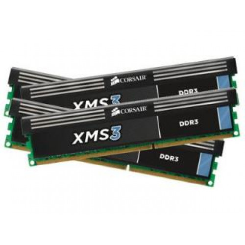 Оперативна пам'ять Corsair XMS3 32GB (4 x 8GB) DDR3 1600MHz C11 (CMX32GX3M4A1600C11)