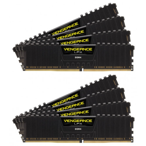 CMK128GX4M8A2400C14 Оперативна пам'ять Corsair Vengeance LPX black 128GB Kit (8x 16GB) DDR4 2400MHz C14