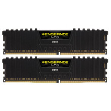 Оперативна пам'ять Corsair Vengeance LPX black 16GB Kit (2x 8GB) DDR4-2400MHz CL14 (CMK16GX4M2A2400C14)