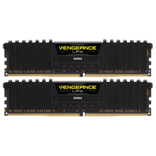 Оперативна пам'ять Corsair Vengeance LPX black 16GB Kit (2x 8GB) DDR4-2400MHz CL14 (CMK16GX4M2A2400C14)