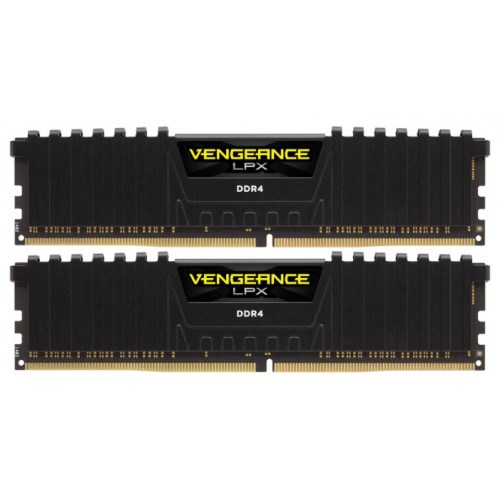 CMK16GX4M2A2666C16 Оперативна пам'ять Corsair Vengeance LPX black 16GB Kit (2x 8GB) DDR4-2666MHz CL16