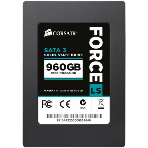 SSD Накопичувач Corsair Force LS 960GB, SATA 6Gb/s (CSSD-F960GBLSB)