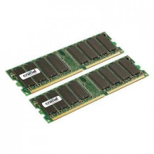 CT2KIT6464Z40B Оперативна пам'ять Crucial 1GB Kit (2 x 512MB) DDR-400 UDIMM