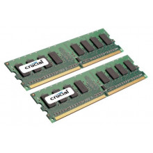 CT2KIT12872AA667 Оперативна пам'ять Crucial Kit 2GB (2 x 1GB) DDR2-667MHz CL5 ECC