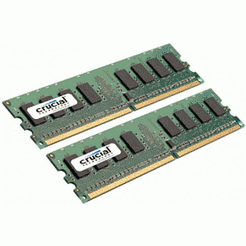 CT2KIT25664AA1067 Оперативна пам'ять Crucial 4GB Kit (2 x 2GB) DDR2-1066MHz CL7 DIMM