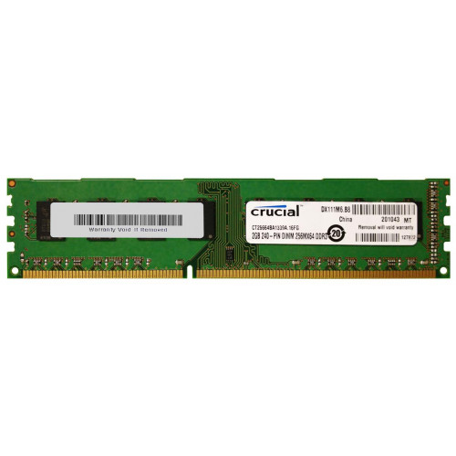 CT25664BA1339A Оперативна пам'ять Crucial 2GB DDR3-1333MHz non-ECC Unbuffered CL9