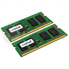 Оперативна пам'ять Crucial DDR3 SODIMM 4GB (2GBx2) 1333MHz, CL9, Crucial MACkit (CT2C2G3S1339MCEU)