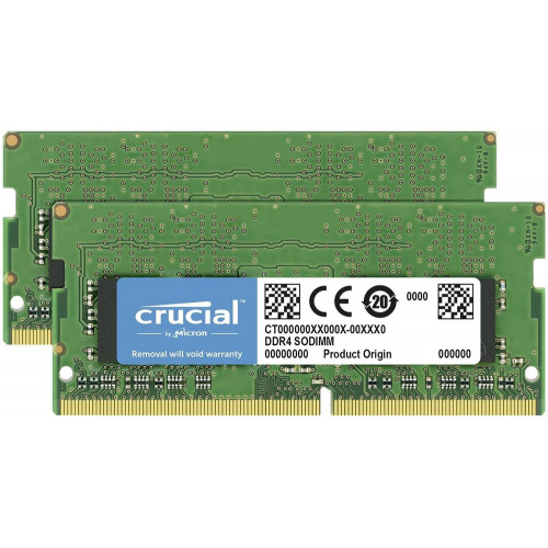 CT2K16G4SFRA266 Оперативна пам'ять Crucial SO-DIMM 32GB Kit (2x 16GB) DDR4-2666MHz CL19