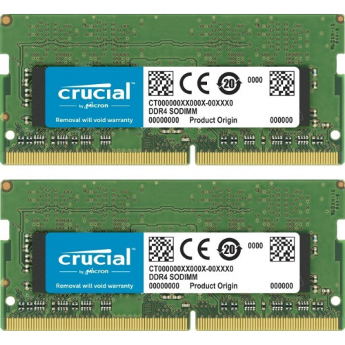 CT2K32G4SFD8266 Оперативна пам'ять Crucial 64GB DDR4 2666 MHz SO-DIMM (2 x 32GB)
