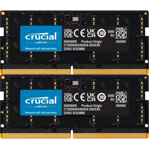 CT2K32G52C42S5 Оперативна пам'ять CRUCIAL SO-DIMM Kit 64GB DDR5-5200MHz CL42