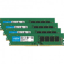 Оперативна пам'ять Crucial 64GB (4x 16GB) DDR4 2666MHz CL19 (CT4K16G4DFD8266)