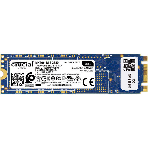 CT500MX500SSD4 SSD Накопичувач CRUCIAL MX500 500GB M.2 2280 SATA 6Gb/​s