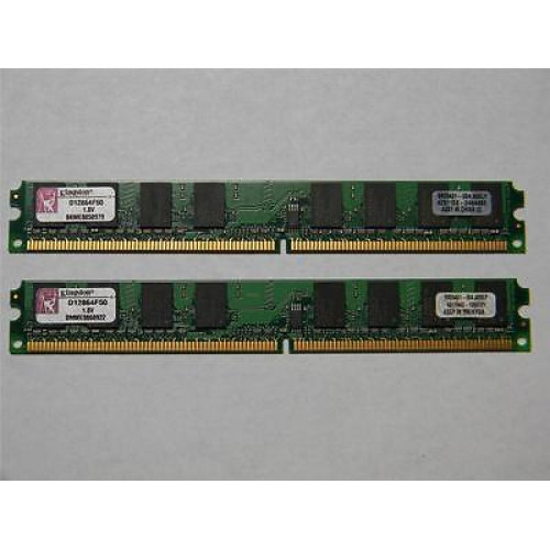 D12864F50 Оперативна пам'ять Kingston 1GB DDR2-667MHz DIMM