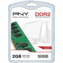 Оперативна пам'ять PNY Technologies 2GB 800MHz DDR2 (DIMM102GBN2-SB)