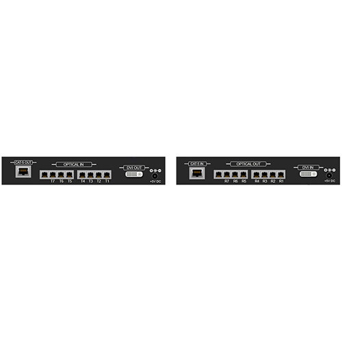 DVI-XX-LC-DL Видео удлинитель/репитер APANTAC DVI-D Single/Dual-Link over Multi-Mode Fiber Extender Set (330')
