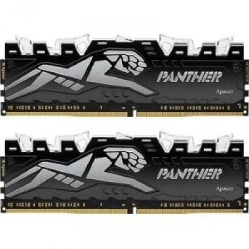 Оперативна пам'ять Apacer Black Panther Rage Silver DDR4 16GB (2x 8GB) 3000MHz CL16 (EK.16GAZ.GJJK2)