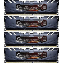 Оперативна пам'ять G.Skill Flare X DDR4, 64GB 4x16GB, 2133MHz, CL15 (F4-2133C15Q-64GFX)