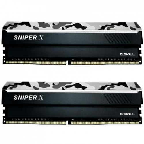 Оперативна пам'ять G.Skill Sniper X DDR4 16GB (2x 8GB) 2400MHz CL17 (F4-2400C17D-16GSXW)