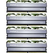 Оперативна пам'ять G.Skill Sniper X DDR4 32GB (4x 8GB) 2400MHz CL17 (F4-2400C17Q-32GSXF)