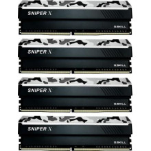 Оперативна пам'ять G.Skill Sniper X DDR4 32GB (4x 8GB) 2400MHz CL17 (F4-2400C17Q-32GSXW)